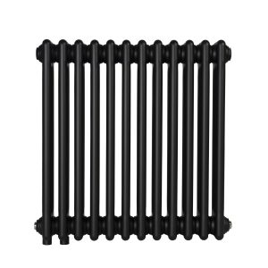 Трубчастий радіатор Column 3 575×560, нижнє підк., чорний