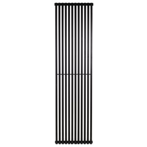 Вертикальний радіатор Quantum 1800×485, нижнє підк., чорний