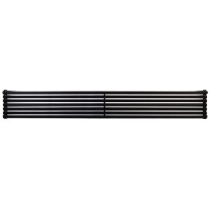 Дизайнерський трубчастий радіатор Quantum 285×1600, бокове підк., чорний