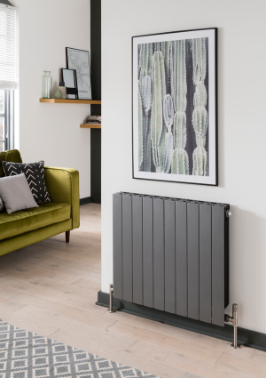 Алюмінієві радіатори опалення Global VIP 350 - 10 секцій black