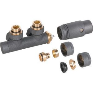 Термостатичний комплект Duoplex Invena графіт