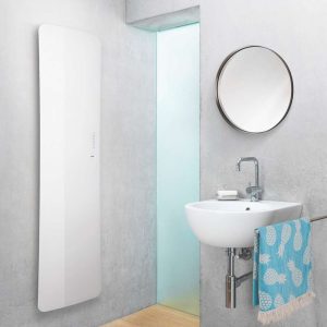 Електрична рушникосушка FOLIO GLASS 1796 x 441 мм. Біле скло