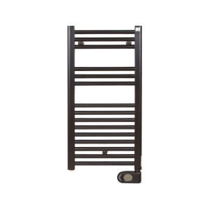 Електрична рушникосушка Aura 786 x 400 мм, з теном MUSA. Колір чорний