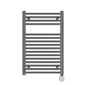 Електрична рушникосушка Aura 775 x 500 мм, з теном NEX. Колір хром