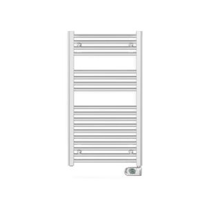 Електрична рушникосушка Aura 980 x 500 мм, з теном MUSA. Колір хром