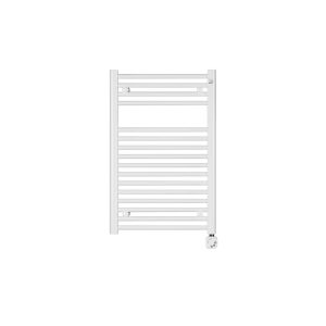 Електрична рушникосушка Aura 775 x 500 мм, з теном HEC. Колір білий