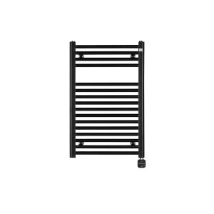 Електрична рушникосушка Aura 775 x 500 мм, з теном NEX. Колір чорний