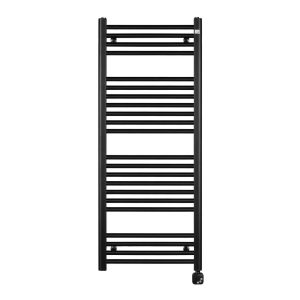Електрична рушникосушка Aura 1217 x 500 мм, з теном HEC. Колір чорний