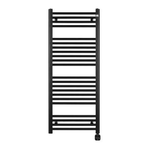 Електрична рушникосушка Aura 1217 x 500 мм, з теном NEX. Колір чорний