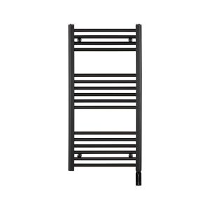 Електрична рушникосушка T100 100 x 500 мм, з теном HOTS. Колір чорний