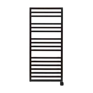 Електрична рушникосушка Quaro Spa 1251 x 550 мм, з теном NEX. Колір чорний